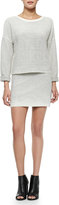 Thumbnail for your product : Theory Nilmee Striped Puckered Pencil Skirt