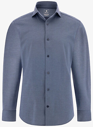 Boggi Milano Mens Indigo Regular-Fit Japanese Jersey Polo Shirt Xxl