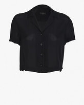 Thumbnail for your product : Rag and Bone 3856 Rag & bone Cropped League Button-Down