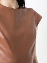 Thumbnail for your product : Gloria Coelho Leather Short Dress