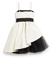 Thumbnail for your product : Un Deux Trois Girl's Peek-A-Boo Party Dress
