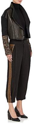 Gary Graham Women's Linen-Wool Pleated-Front Pants