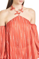 Thumbnail for your product : Sachin + Babi Harlow Shibori Stripe Cold Shoulder Top