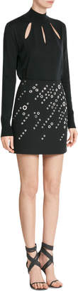 Thierry Mugler Wool Pullover with Cut-Outs