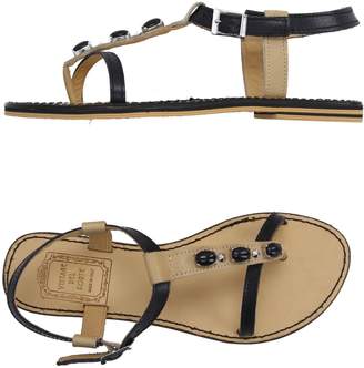 VINTAGE DEL FORTE 1973 Toe strap sandals - Item 11017388