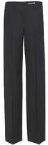Alexander McQueen Wool and silk trousers