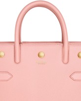 Thumbnail for your product : Burberry mini leather two-handle Title bag