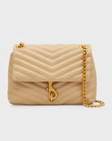 Thumbnail for your product : Rebecca Minkoff Edie Chevron-Quilted Leather Chain Crossbody Bag