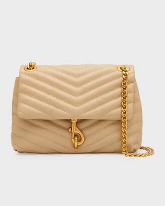 Rebecca Minkoff Edie Chevron-Quilted Leather Chain Crossbody Bag