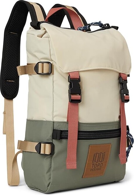 Topo Designs Rover Pack Mini Backpack Bags Bone White/Beetle Nylon