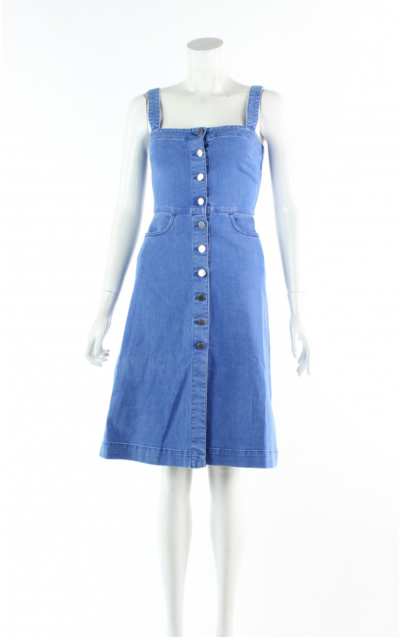 Stella McCartney Blue Denim - Jeans Dresses - ShopStyle
