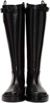 Thumbnail for your product : Ann Demeulemeester Black Buckle Riding Boots