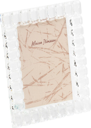 TJMAXX 4X6 Beveled Edge Crystal Tabletop Photo Frame