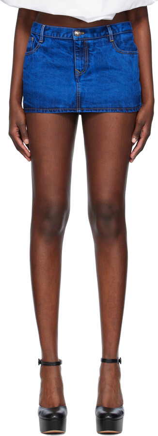 Vivienne Westwood Blue Foam Denim Miniskirt