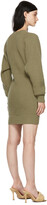 Thumbnail for your product : LVIR SSENSE Exclusive Green Wool Volume Dress