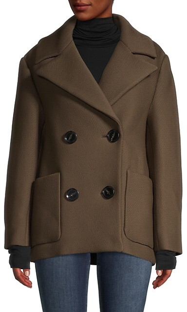 Wool Blend Peacoat | Shop the world's largest collection of 