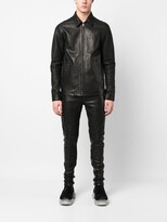 Thumbnail for your product : Rick Owens Tyrone skinny-cut leather jeans