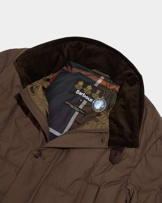 Barbour Yaxley Quilted Jacket Burnt Sepia