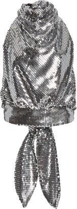 white sequin halter top