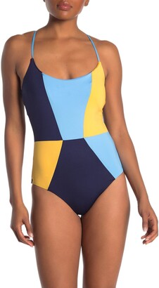 Mossimo Block Party Colorblock One-Piece Swimsuit