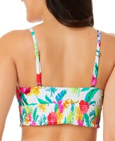 Thumbnail for your product : Salt + Cove Juniors' Retro Hibiscus Smocked Cami Bikini Top, Created for Macy's