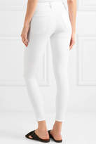 Thumbnail for your product : Frame Le Skinny De Jeanne Mid-rise Jeans - White