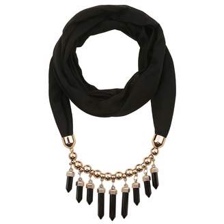 LERDU Women's Scarf Necklace Pendant Scarfs Infinity Scarf Jewelry Accessory