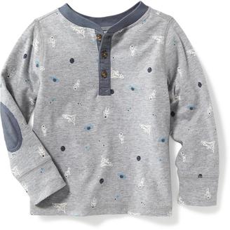 Old Navy Printed Henley Tee for Toddler