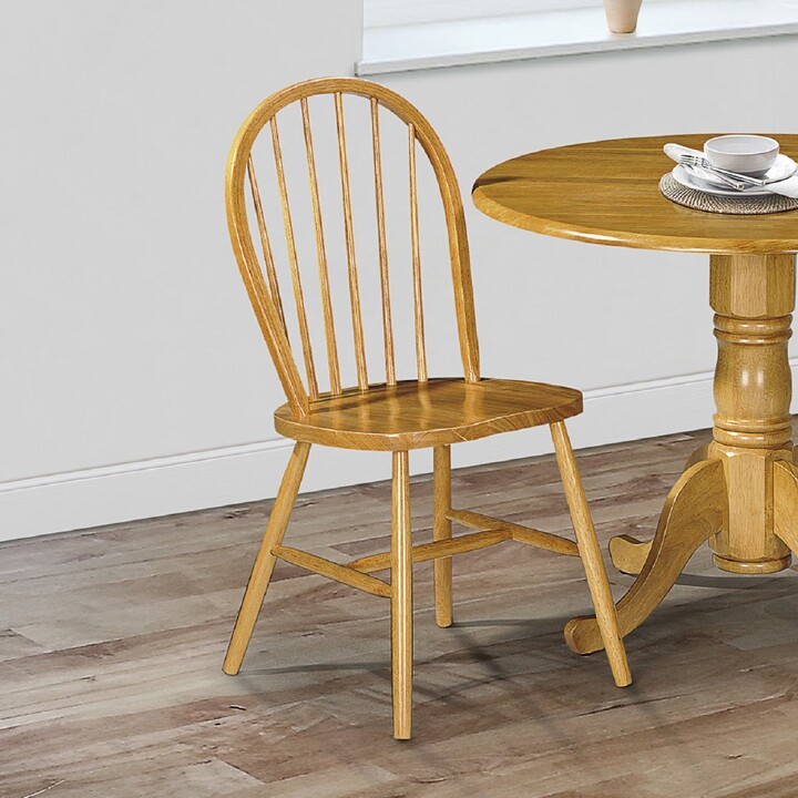 Dunelm Windsor Set of 4 Dining Chairs Pine ShopStyle