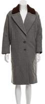 Thumbnail for your product : Rachel Comey Shearling-Trimmed Wool Coat