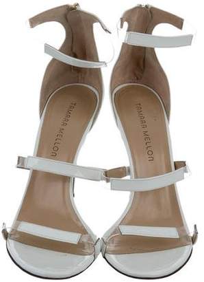 Tamara Mellon Multi-Strap Patent Sandals
