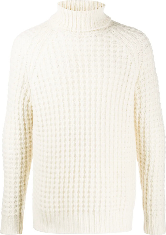 Roberto Collina Waffle-Knit Roll-Neck Jumper