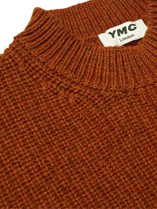 YMC Kingsdown Ribbed Shetland Wool Sweater - Men - Orange