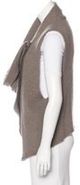 Thumbnail for your product : Haider Ackermann Wool-Cashmere Blend Asymmetrical Vest