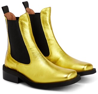 Gold Women's Chelsea Boots | Shop the world's largest collection of fashion  | ShopStyle UK