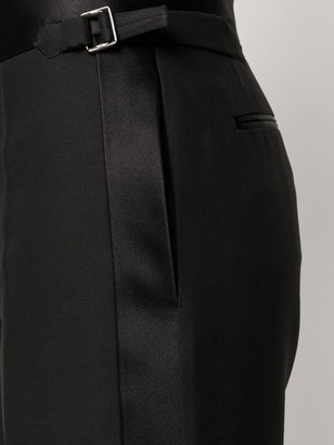 Tom Ford Tuxedo Band Flared Trousers