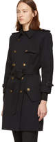 Thumbnail for your product : Givenchy Navy 4G Buttons Trench Coat