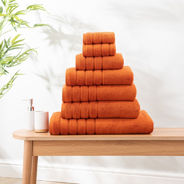 Dunelm Ultimate Towel Paprika Orange ShopStyle