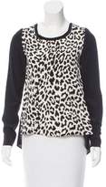 Thumbnail for your product : Thakoon Leopard Print Silk Top