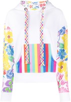 Thumbnail for your product : Mira Mikati Rainbow Floral Sleeve hoodie