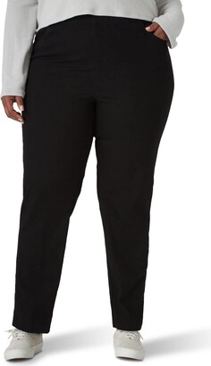 Women's Stretch Skinny Fit Classic Pull On Trousers Elasticated
