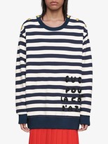 Thumbnail for your product : Gucci Cotton sweatshirt with patch