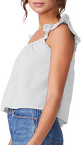 Thumbnail for your product : Monrow Ruffle Tank Top