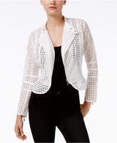 Thumbnail for your product : Bar III Eyelet Moto Jacket, Created for Macy's