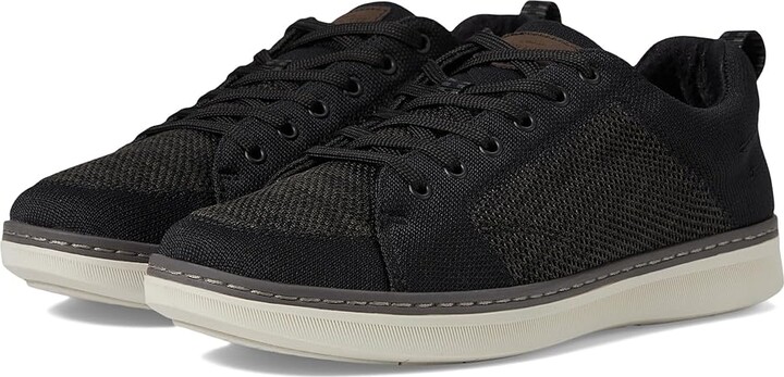 Nunn Bush Aspire Knit Moccasin Toe Sneaker Oxford Comfortable Lightweight Fabric Lace Up Men's Lace-up Boots Black : 7.5 M (D)