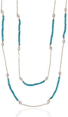 Cosanuova Long Turquoise Necklace