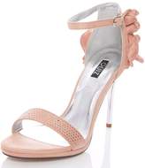 Thumbnail for your product : Quiz Pink Faux Suede Frill Sandals