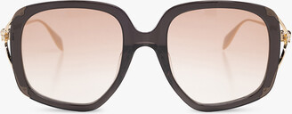 Alexander McQueen Sunglasses, , - Black