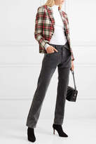 Thumbnail for your product : R 13 Tartan Wool-blend Blazer - Red