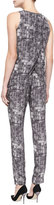 Thumbnail for your product : Derek Lam 10 Crosby Sleeveless Graphic-Print Jumpsuit